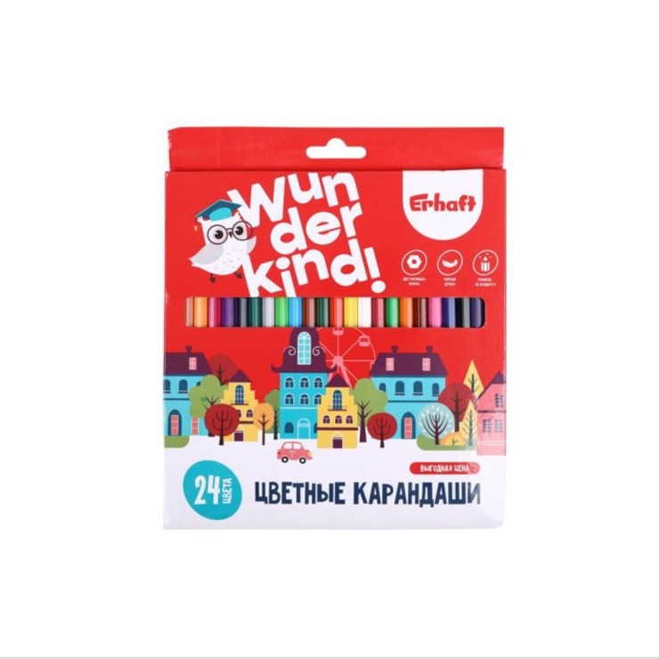 Карандаши цветные Erhaft Wunderkind