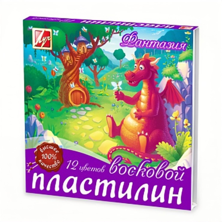 Пластилин 12 цветов