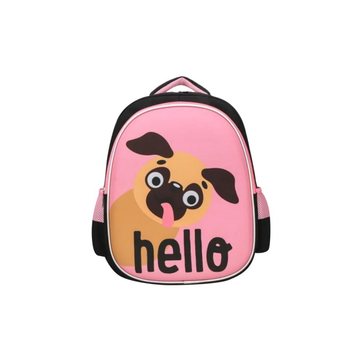 Рюкзак школьный для девочки Hello розовый