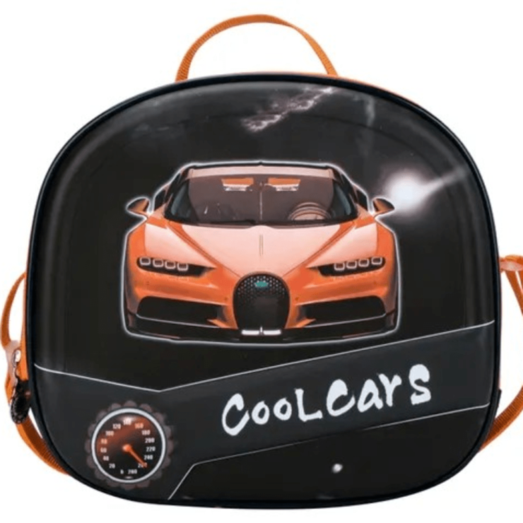Ланч-бокс Cool cars черно-оранжевый